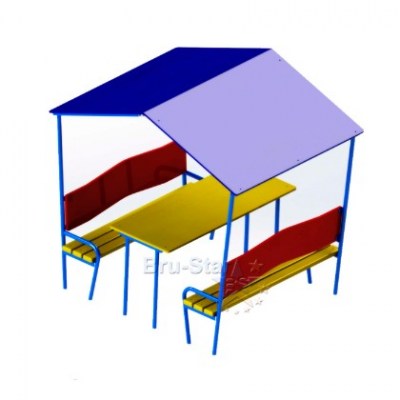 фото беседка домик со столиком Художник DIO-228